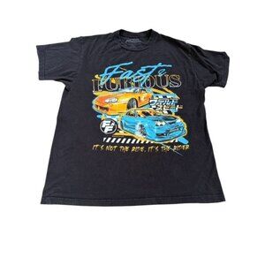 Fast Furious It’s Not The Ride It's Rider Black T-Shirt Adult Large Mens Unisex